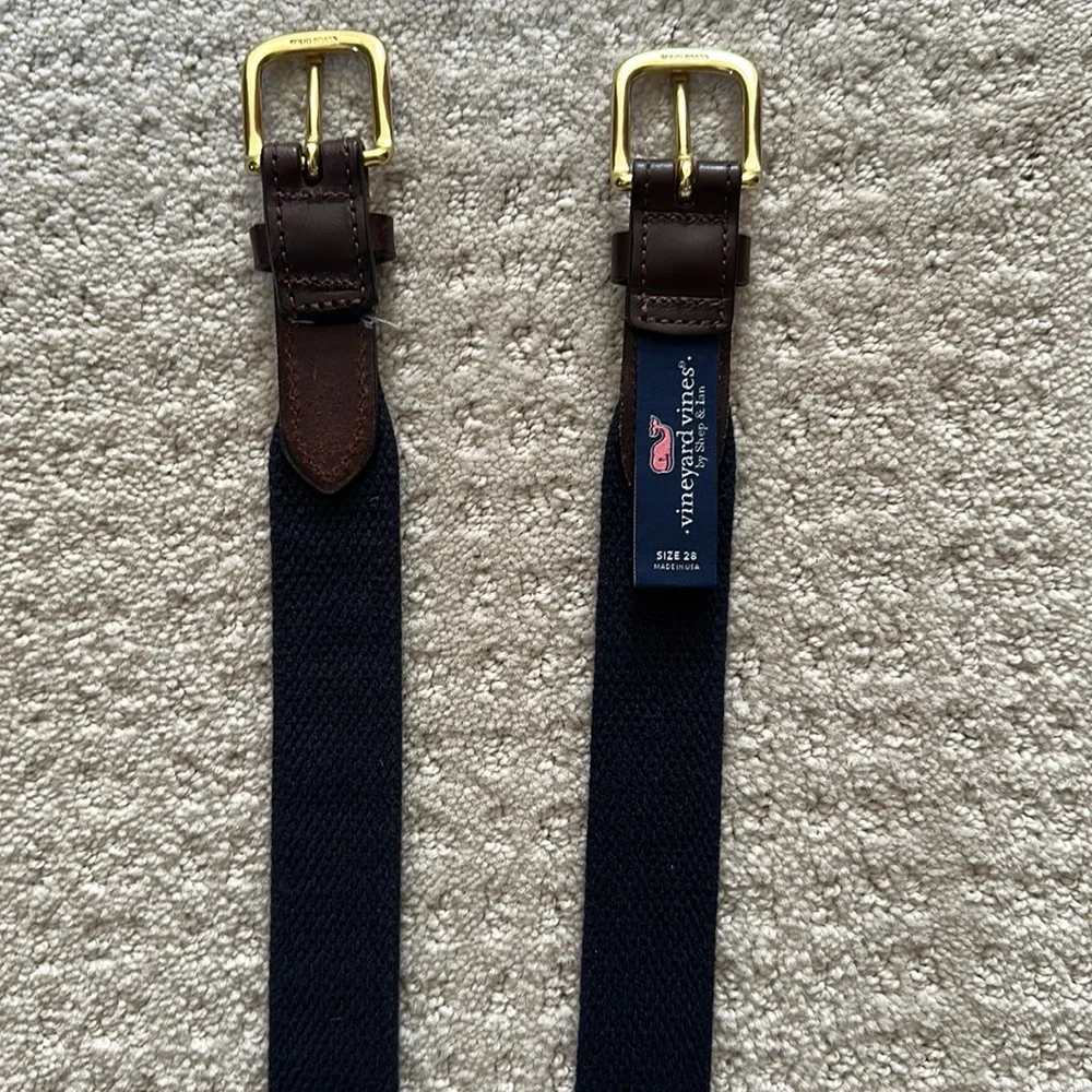 2 Vineyard Vines Boys Belts Size 26 and 28 - Picture 3 of 7